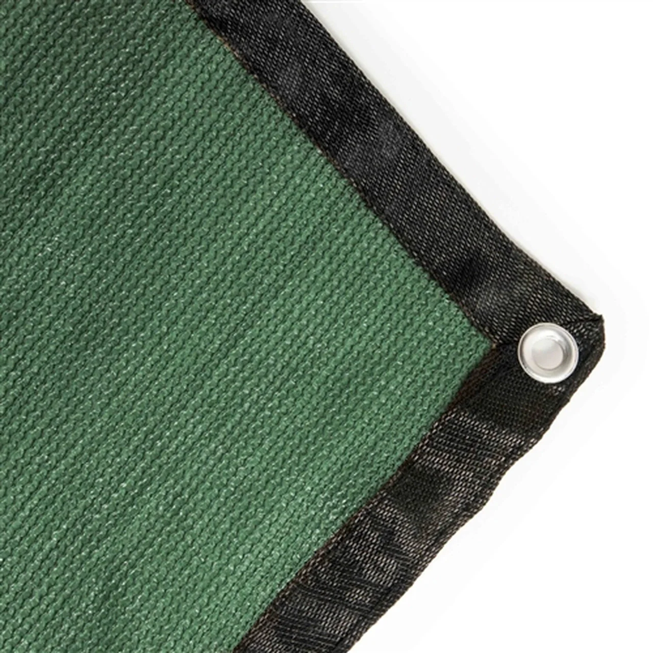 Aleko Privacy Fence Screens Privacy Mesh Fabric Screen Fence with Grommets - 6 x 150 Feet - Dark Green - Image 4