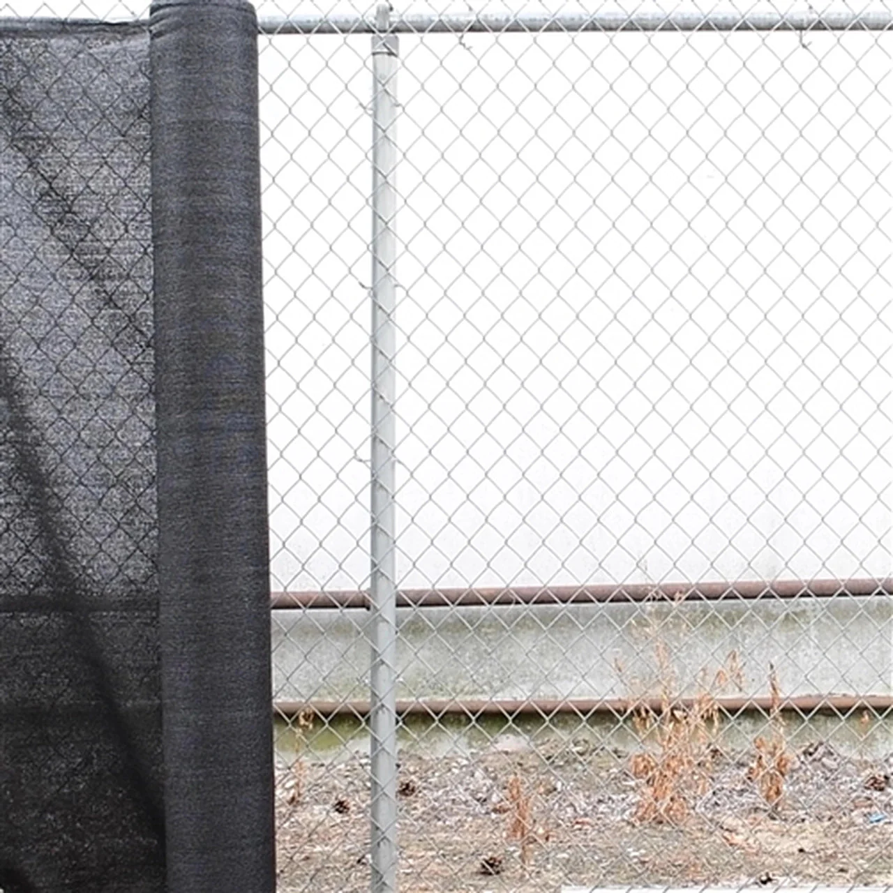 Aleko Privacy Fence Screens Privacy Mesh Fabric Screen Fence with Lock Holes - 6 x 150 Feet - Black - Image 7