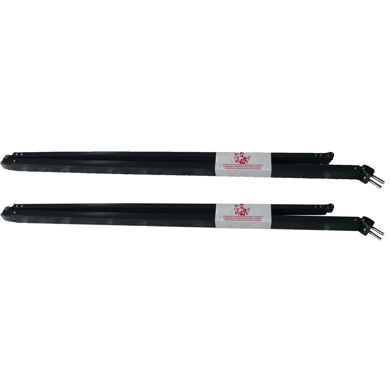 Aleko Replacement Retractable Arms Set for 10x8 Foot LED Retractable Awning - Set of 2 - Deep Gray