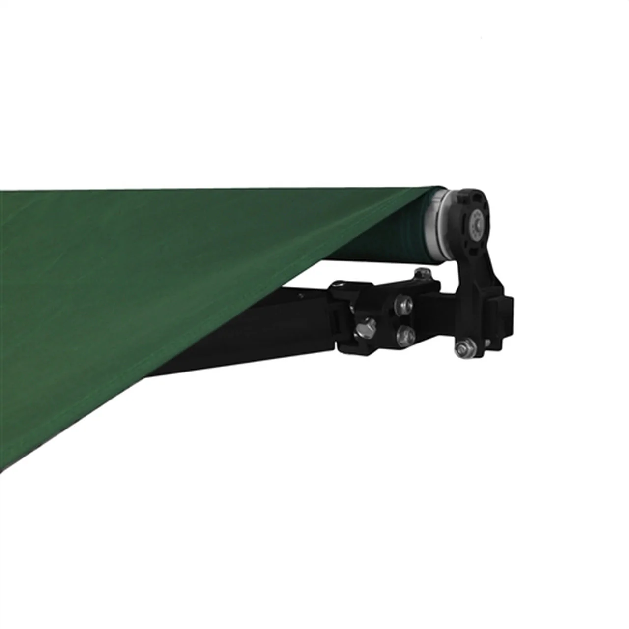 Aleko Retractable Black Frame Patio Awning 12 x 10 Feet - Green - Image 4