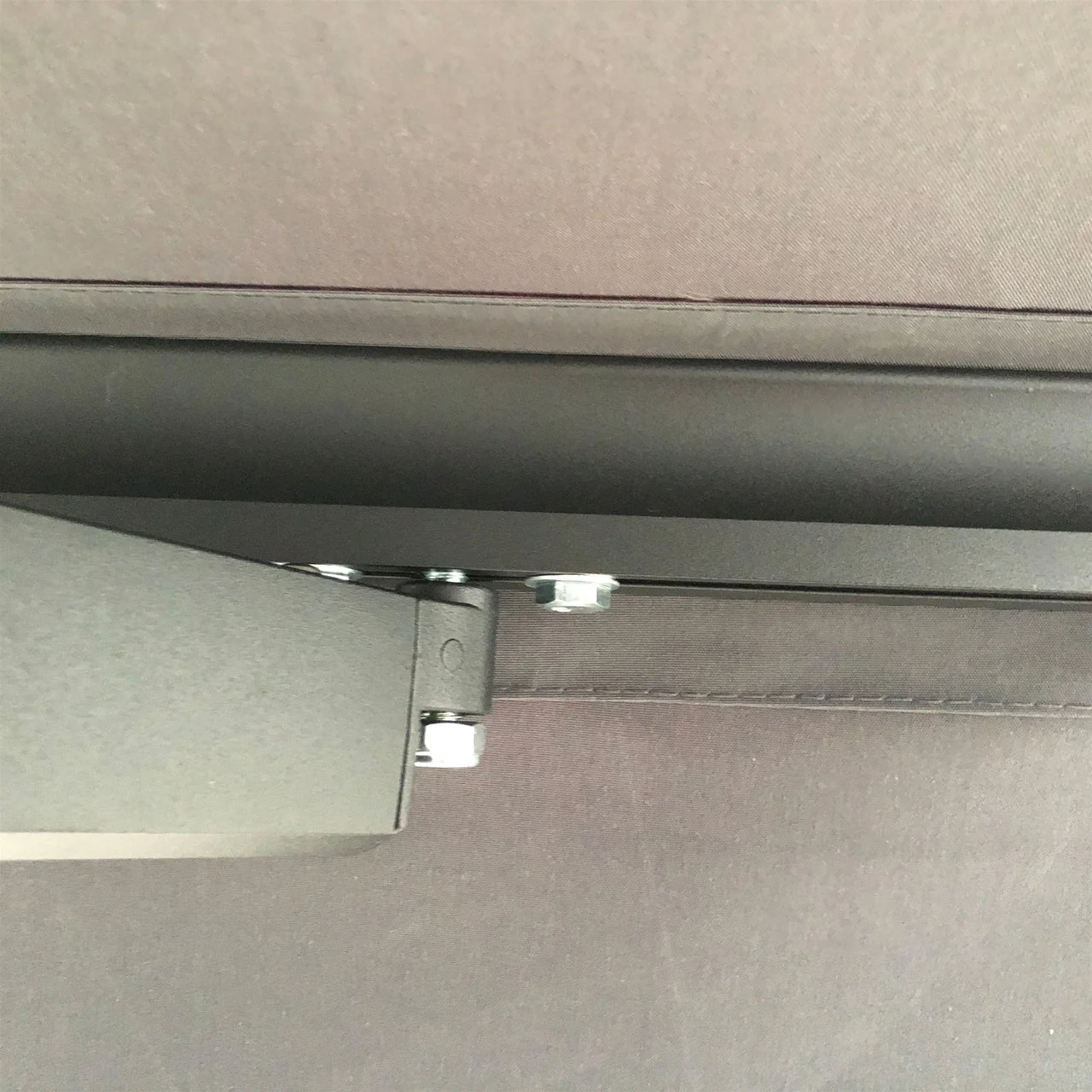 Aleko Retractable Black Frame Patio Awning 13 x 10 Feet - Gray - Image 9