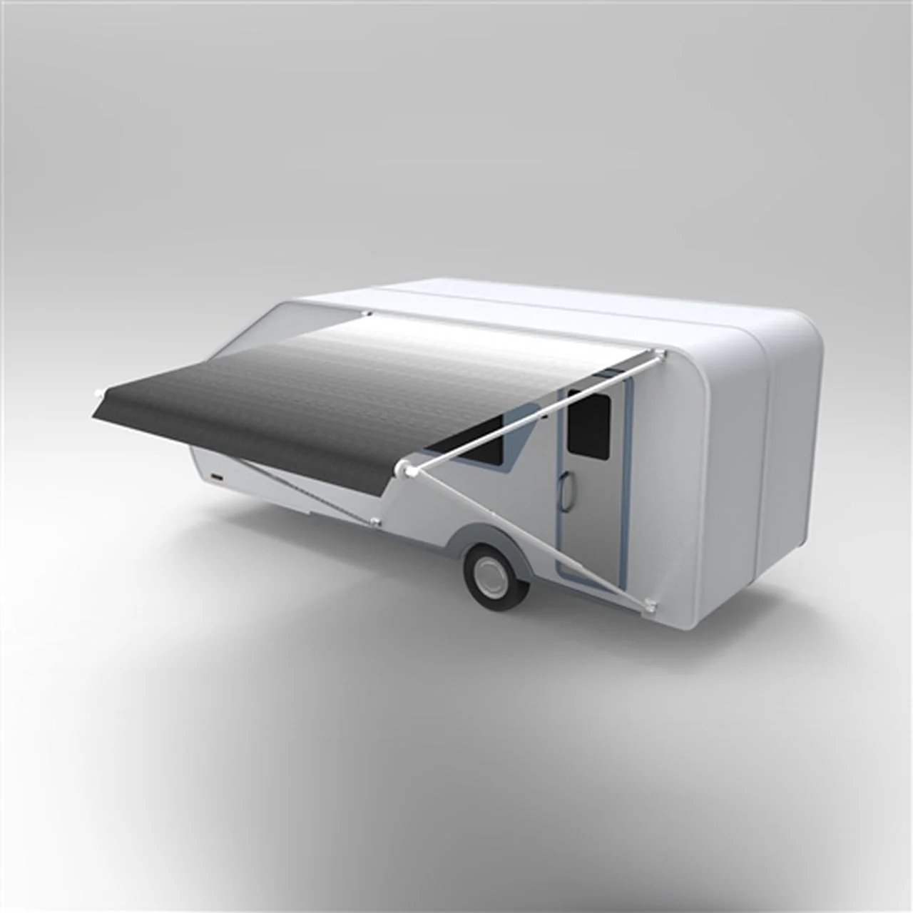 Aleko Retractable RV/Patio Awning - 12 x 8 Feet - Grey - Image 5