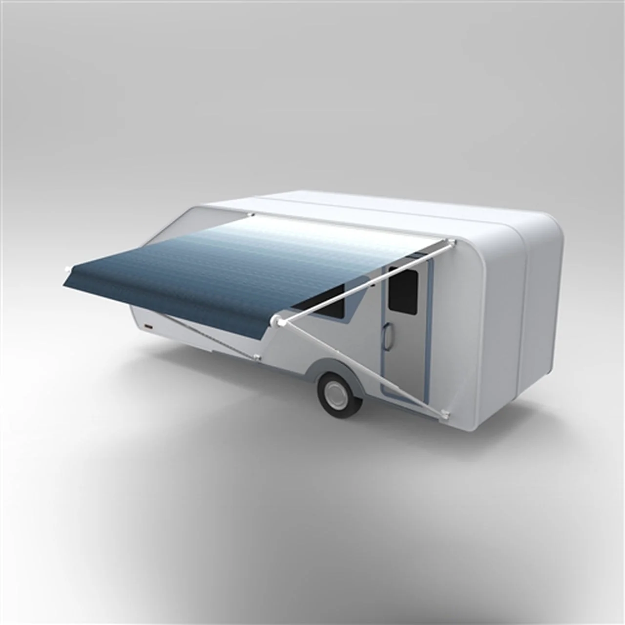 Aleko Retractable RV/Patio Awning - 13 x 8 Feet - Blue Fade - Image 7