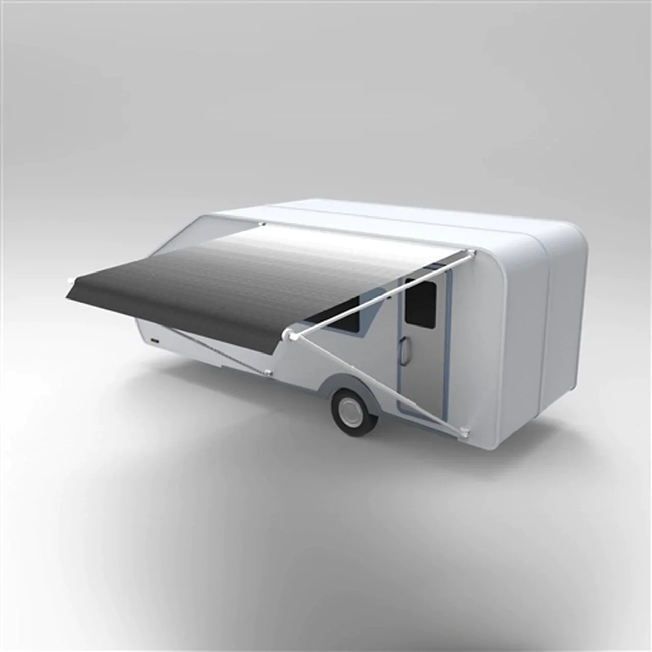 Aleko Retractable RV/Patio Awning - 13 x 8 Feet - Grey - Image 5