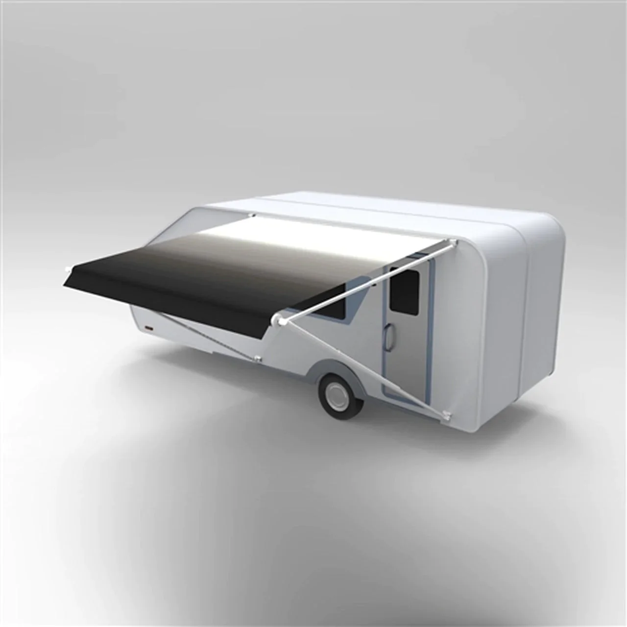 Aleko Retractable RV/Patio Awning - 13 x 8 Feet - White/Black Fade - Image 7