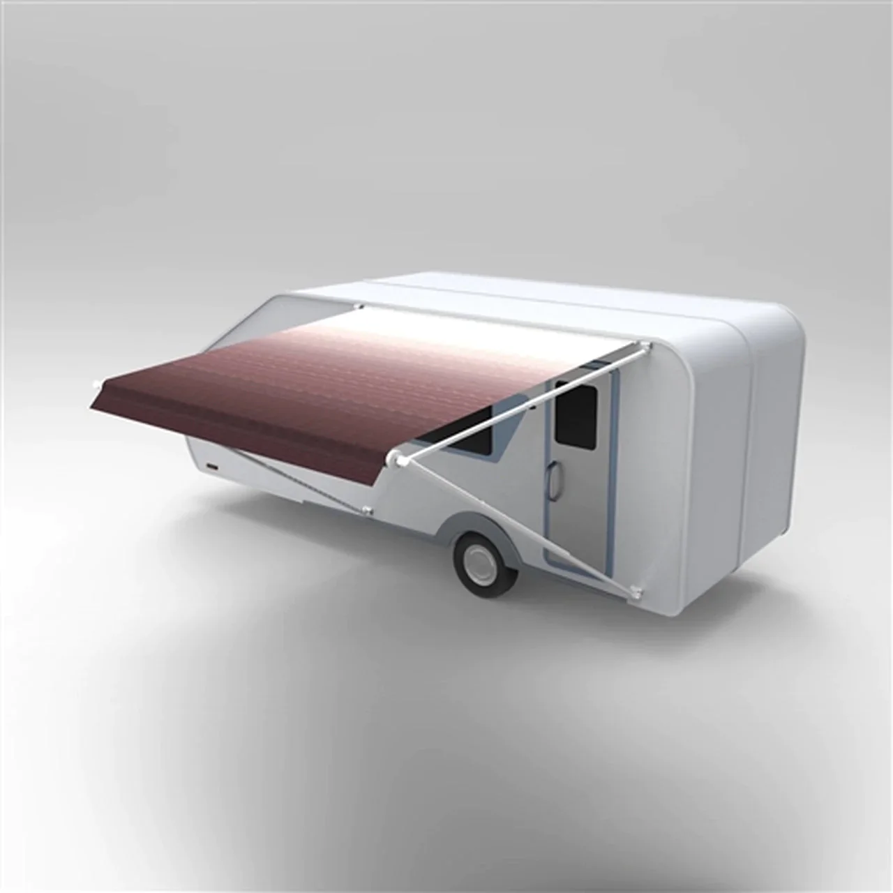 Aleko Retractable RV/Patio Awning - 15 x 8 Feet - Burgundy Fade - Image 5
