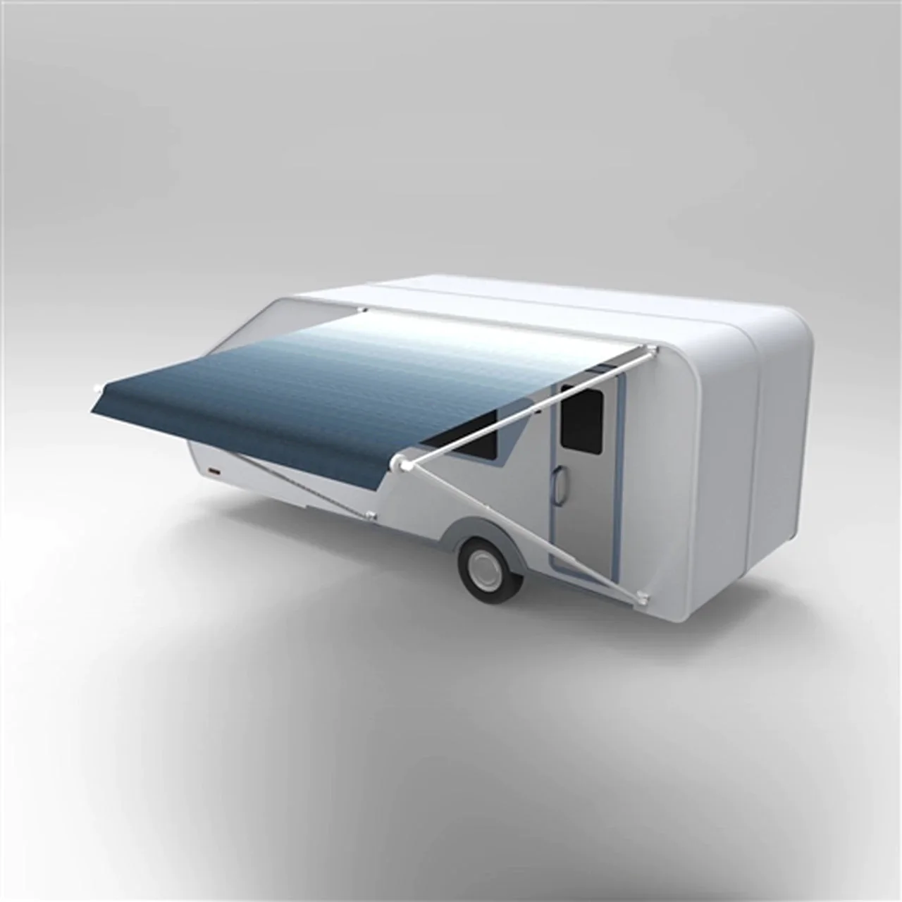 Aleko Retractable RV/Patio Awning - 21 x 8 Feet - Blue Fade - Image 3