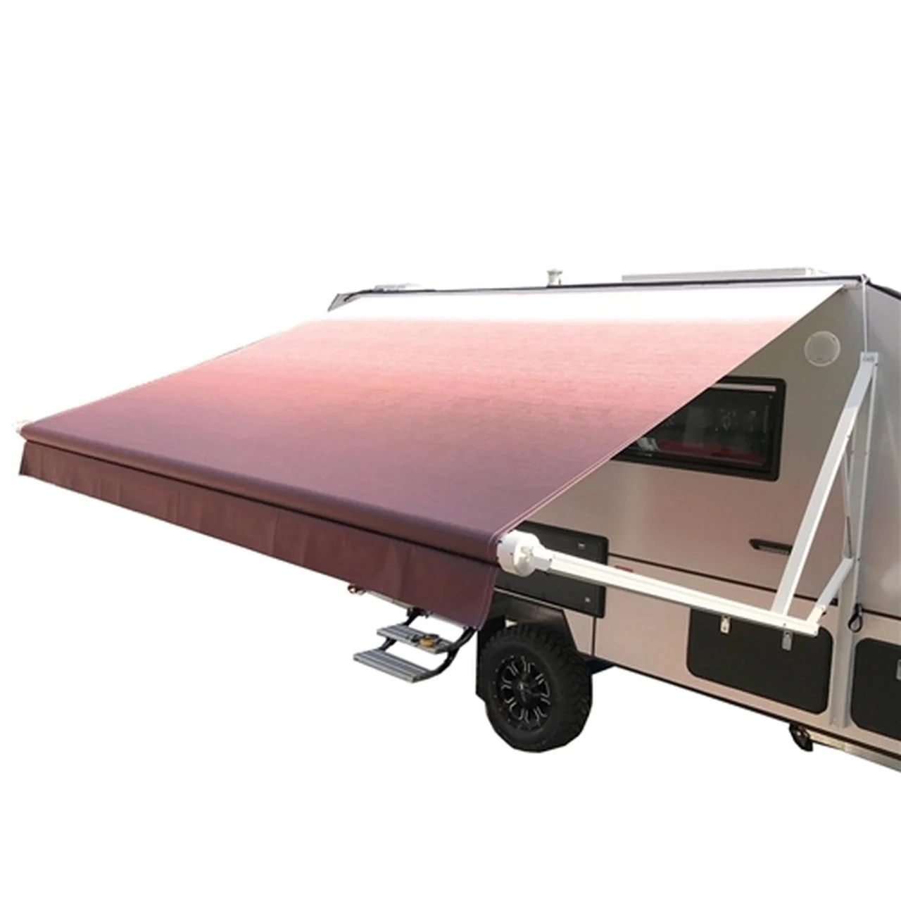 Aleko RV Awning Fabric Replacement - 15 X 8 ft (4.5 X 2.4 m) - Burgundy Fade - Image 2