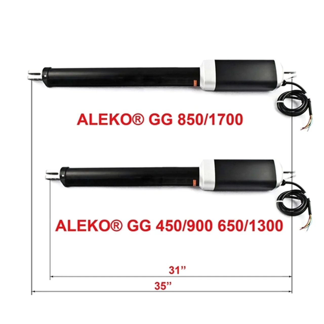 Aleko Single Swing Gate Operator - GG450/AS450 AC/DC - Basic Kit - Image 3