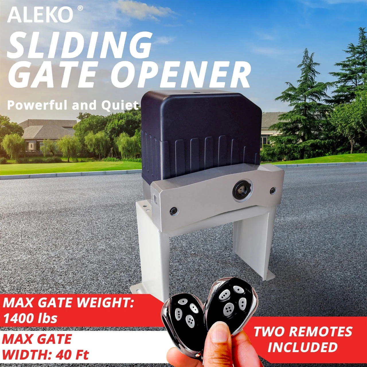 Aleko Sliding Gate Opener - AC1400 - Accessories Kit - ACC3 - Image 4