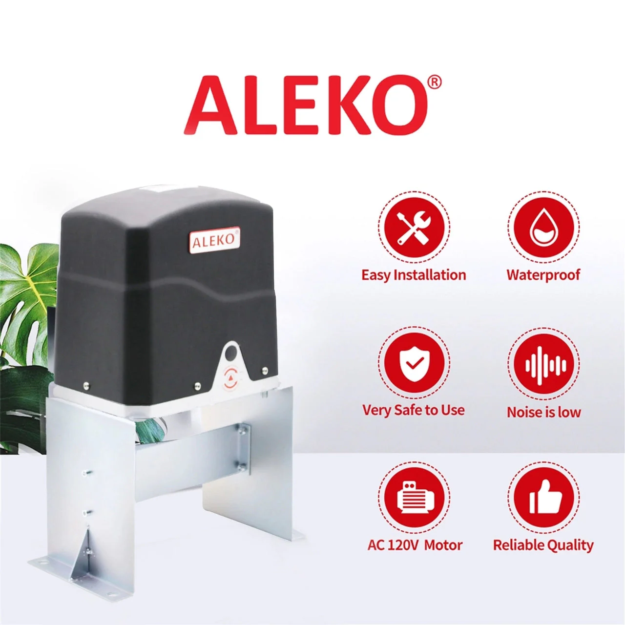 Aleko Sliding Gate Opener - AC1500 - Accessory Kit ACC4 - Image 11