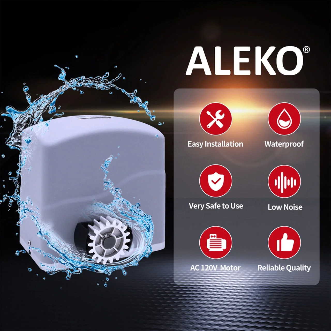 Aleko Sliding Gate Opener - AR2450 - Accessory Kit ACC4 - Image 7