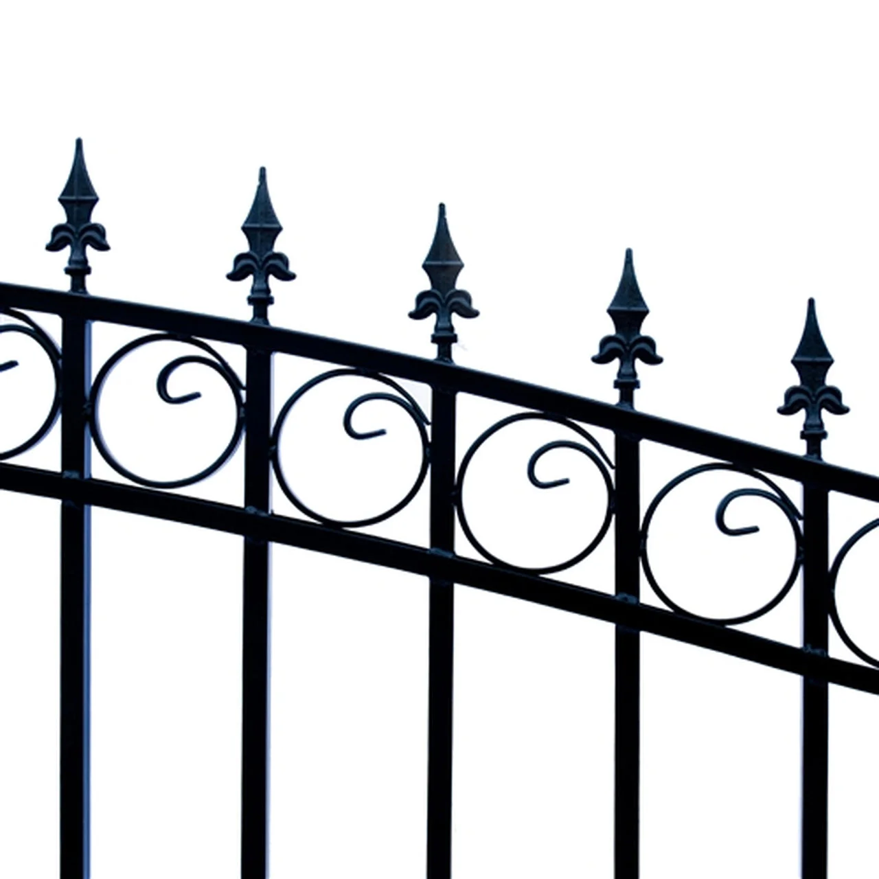 Aleko Steel Dual Swing Driveway Gate - LONDON Style - 12 x 6 Feet - Image 3