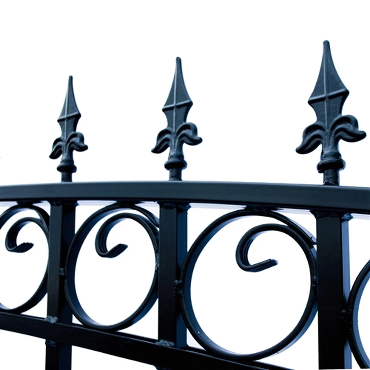 Aleko Steel Dual Swing Driveway Gate - LONDON Style - 18 x 6 Feet - Image 4
