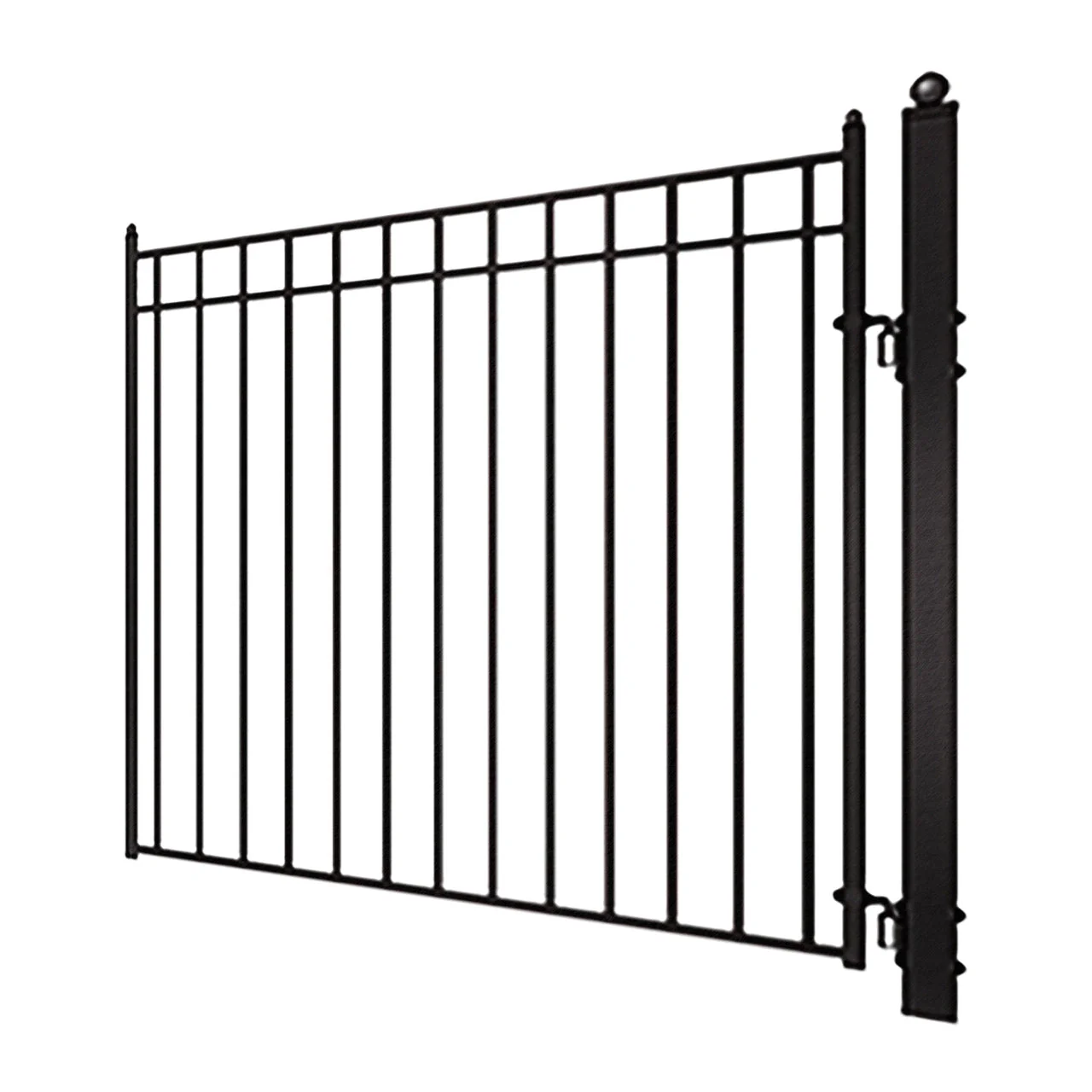 Aleko Steel Dual Swing Driveway Gate - MADRID Style - 14 x 6 Feet - Image 2