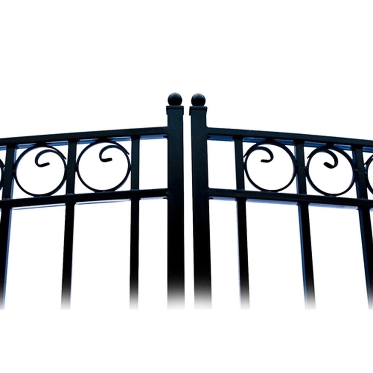 Aleko Steel Dual Swing Driveway Gate - PARIS Style - 12 x 6 Feet - Image 9