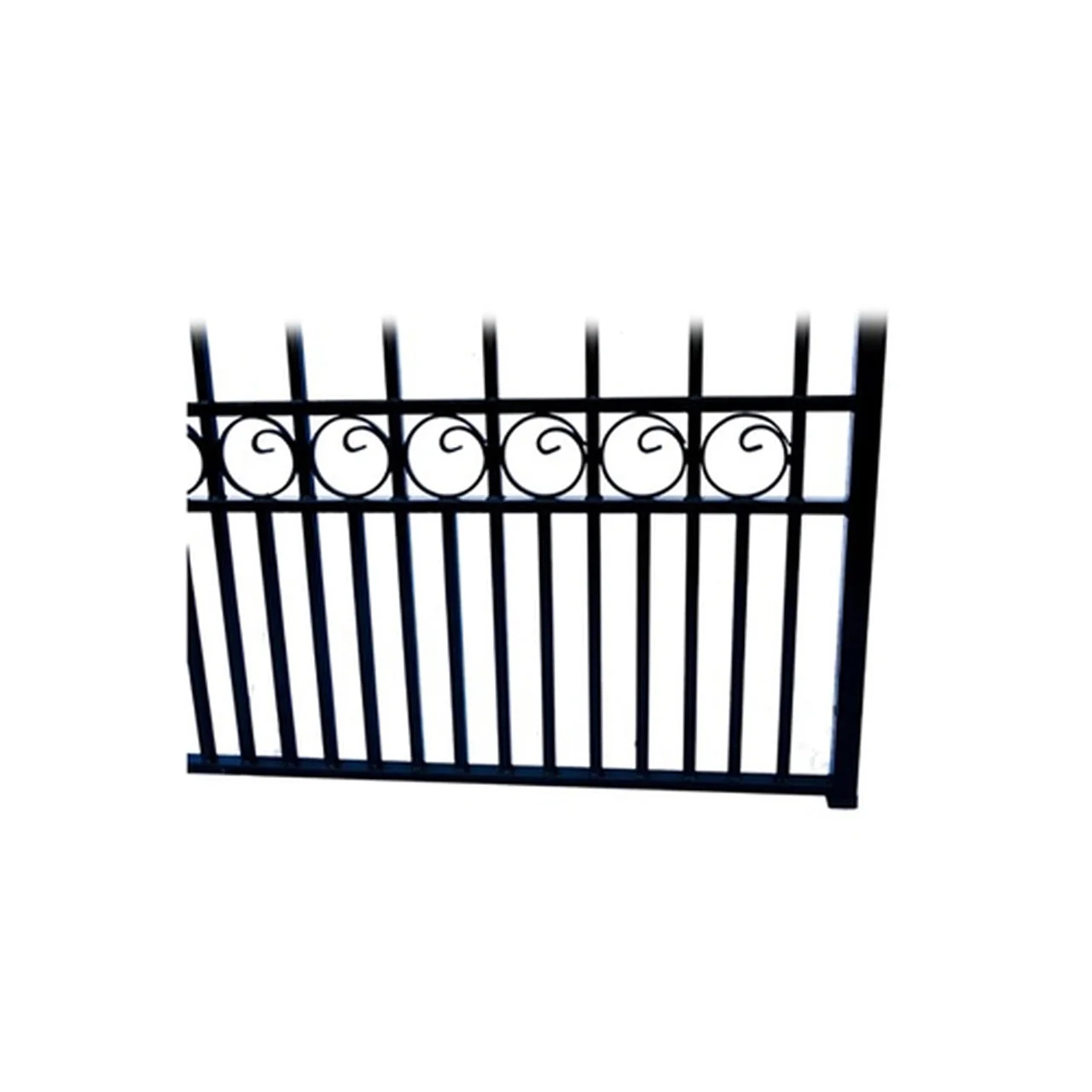 Aleko Steel Dual Swing Driveway Gate - PARIS Style - 14 x 6 Feet - Image 5