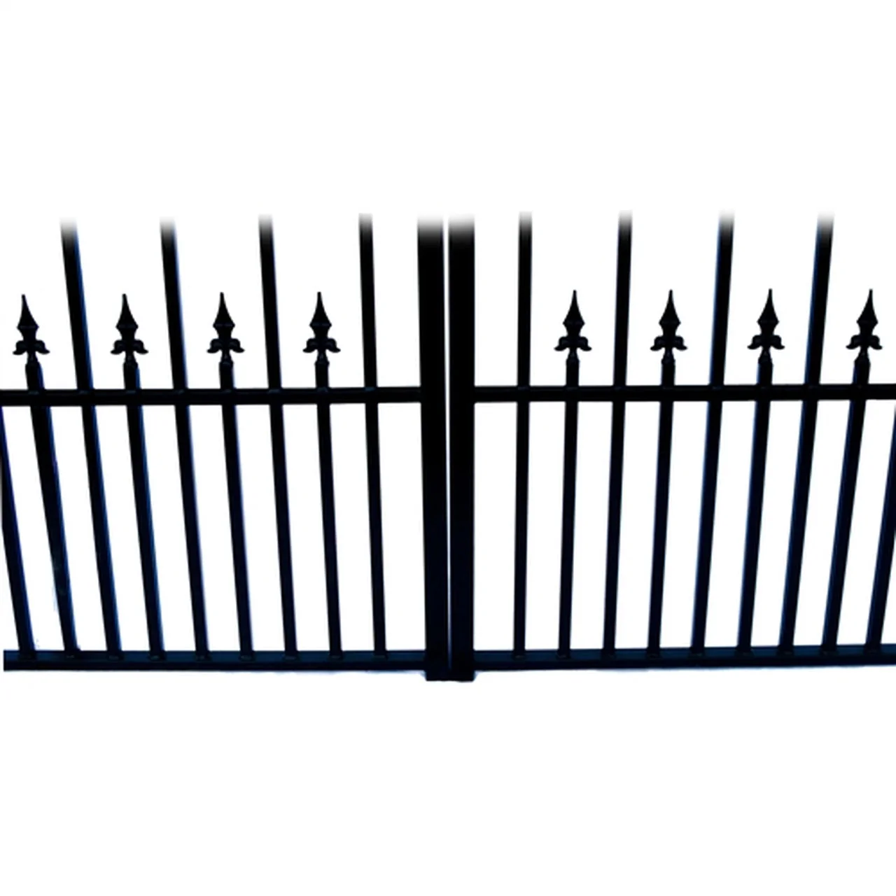 Aleko Steel Dual Swing Driveway Gate - PRAGUE Style - 12 x 6 Feet - Image 5
