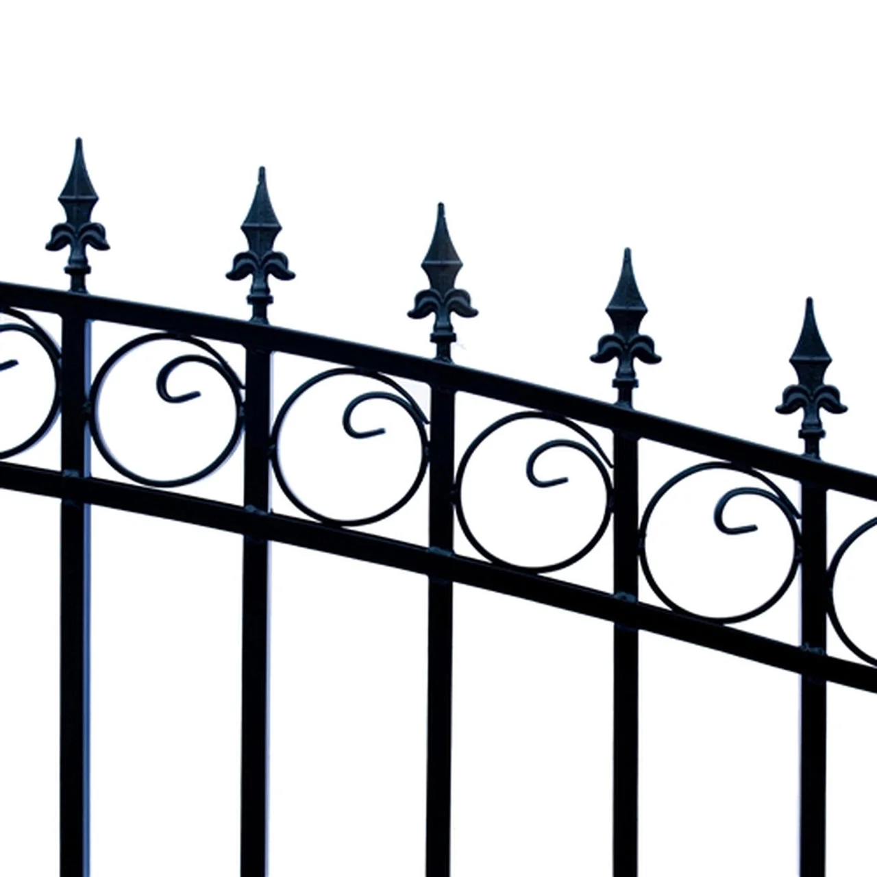 Aleko Steel Dual Swing Driveway Gate - PRAGUE Style - 18 x 6 Feet - Image 3