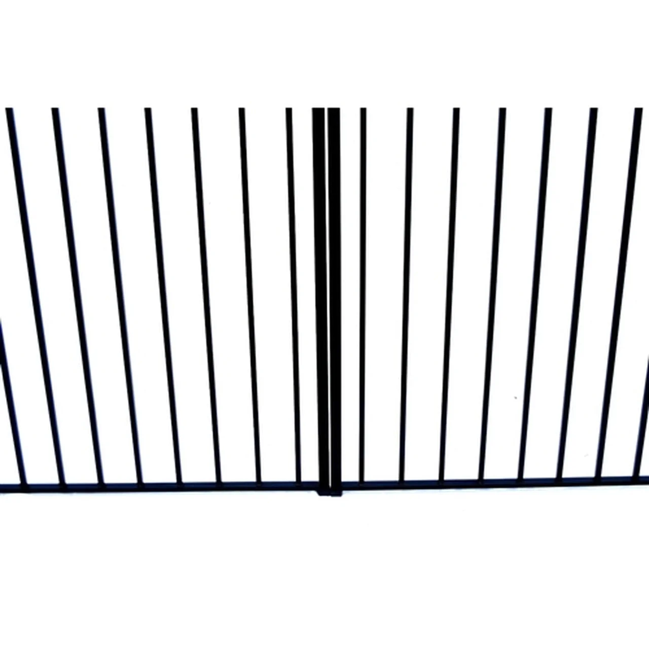 Aleko Steel Dual Swing Driveway Gate - STOCKHOLM Style - 18 x 6 Feet - Image 5