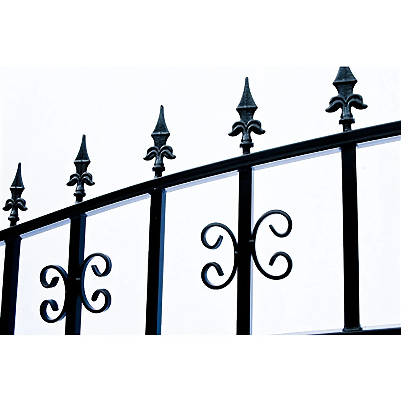Aleko Steel Dual Swing Driveway Gate - VENICE Style - 12 x 6 Feet - Image 4