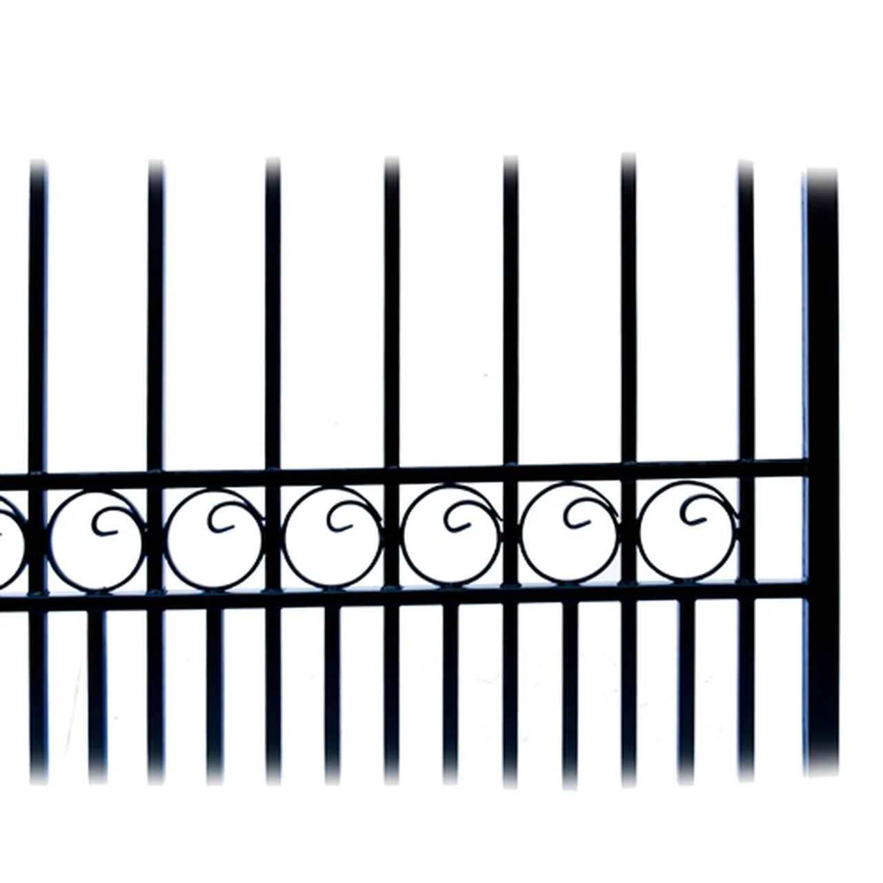 Aleko Steel Single Swing Driveway Gate - LONDON Style - 16 x 6 Feet - Image 4