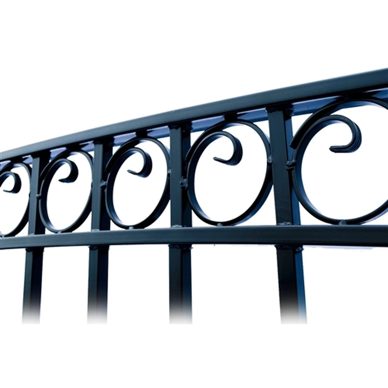 Aleko Steel Single Swing Driveway Gate - PARIS Style - 14 x 6 Feet - Image 3