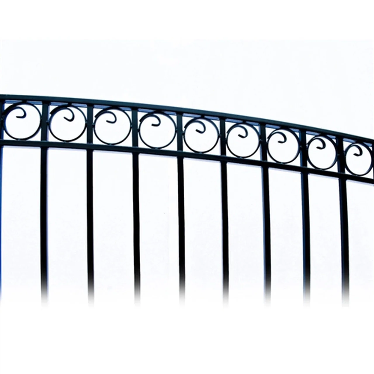 Aleko Steel Single Swing Driveway Gate - PARIS Style - 16 x 6 Feet - Image 4