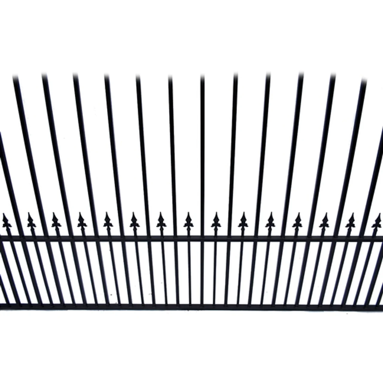 Aleko Steel Single Swing Driveway Gate - PRAGUE Style - 16 x 6 Feet - Image 4