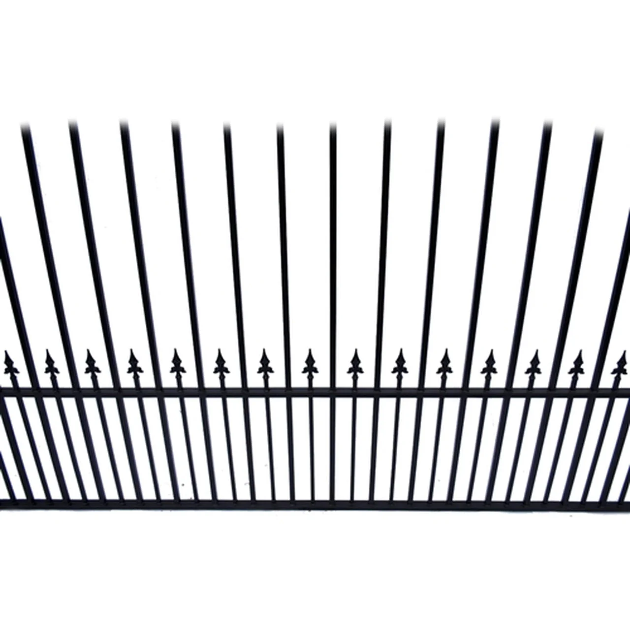 Aleko Steel Single Swing Driveway Gate - ST.PETERSBURG Style - 18 x 6 Feet - Image 5