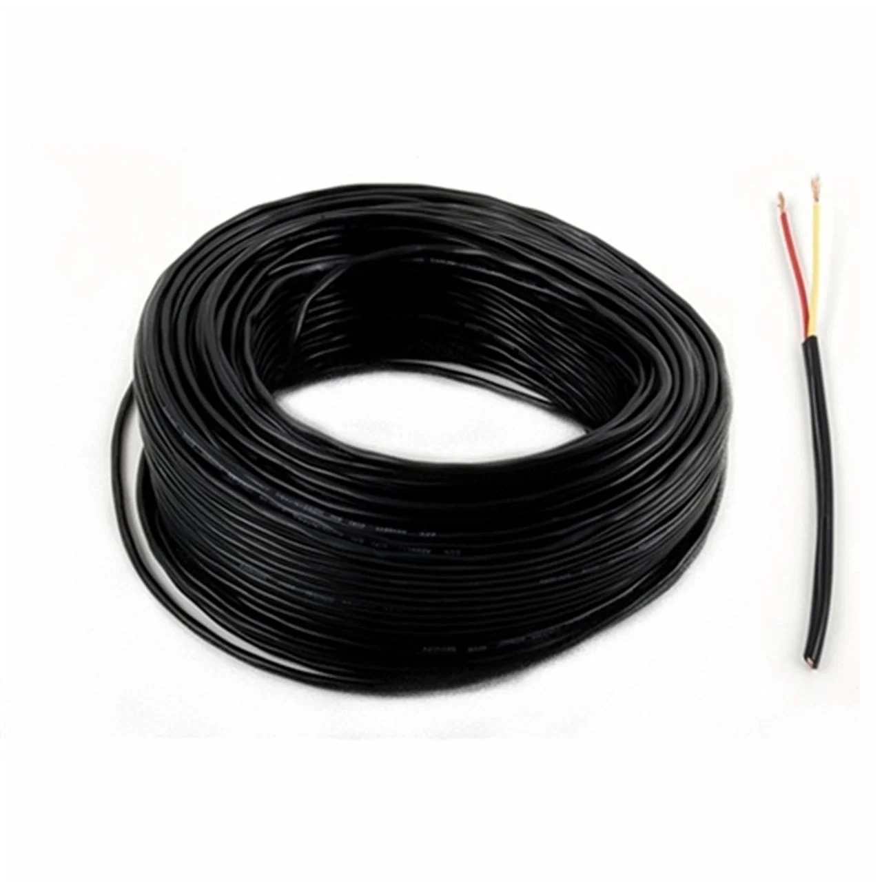 Aleko Stranded Black Wire - 2-Conductor - 16-Gauge - 10 Feet