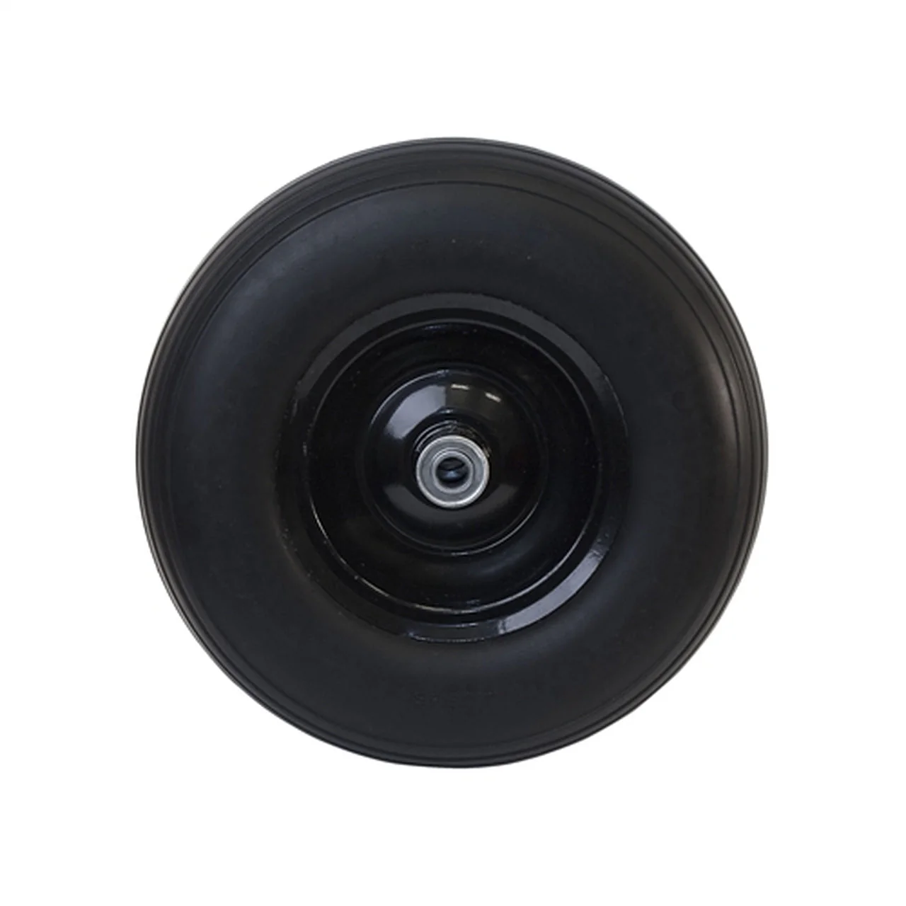 Aleko Tools No Flat Replacement Wheel for Wheelbarrow - 13 Inch - Black - Set of 2 - Image 3