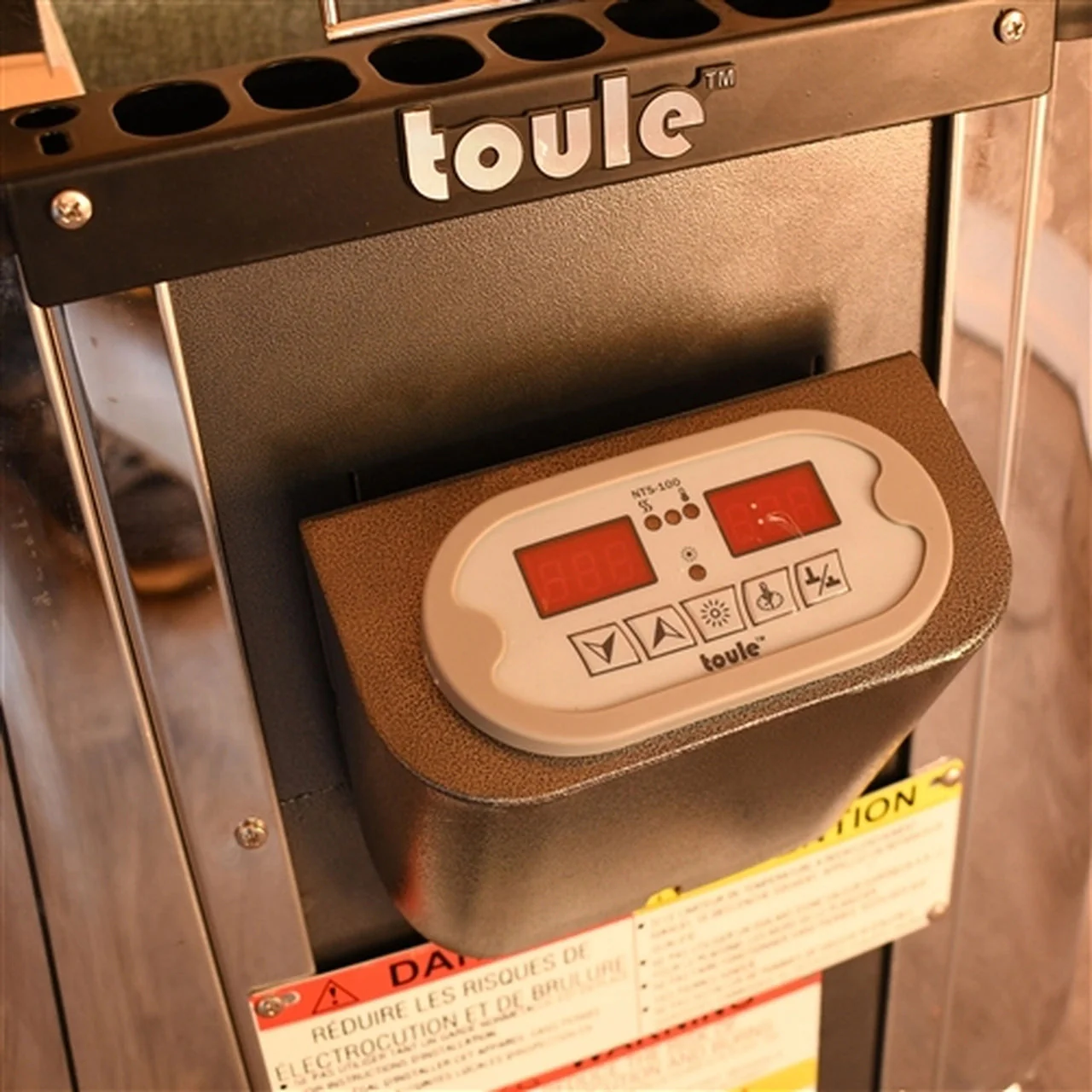 Aleko TOULE ETL Certified Wet Dry Sauna Heater Stove - Digital Controller - 3KW - Image 6