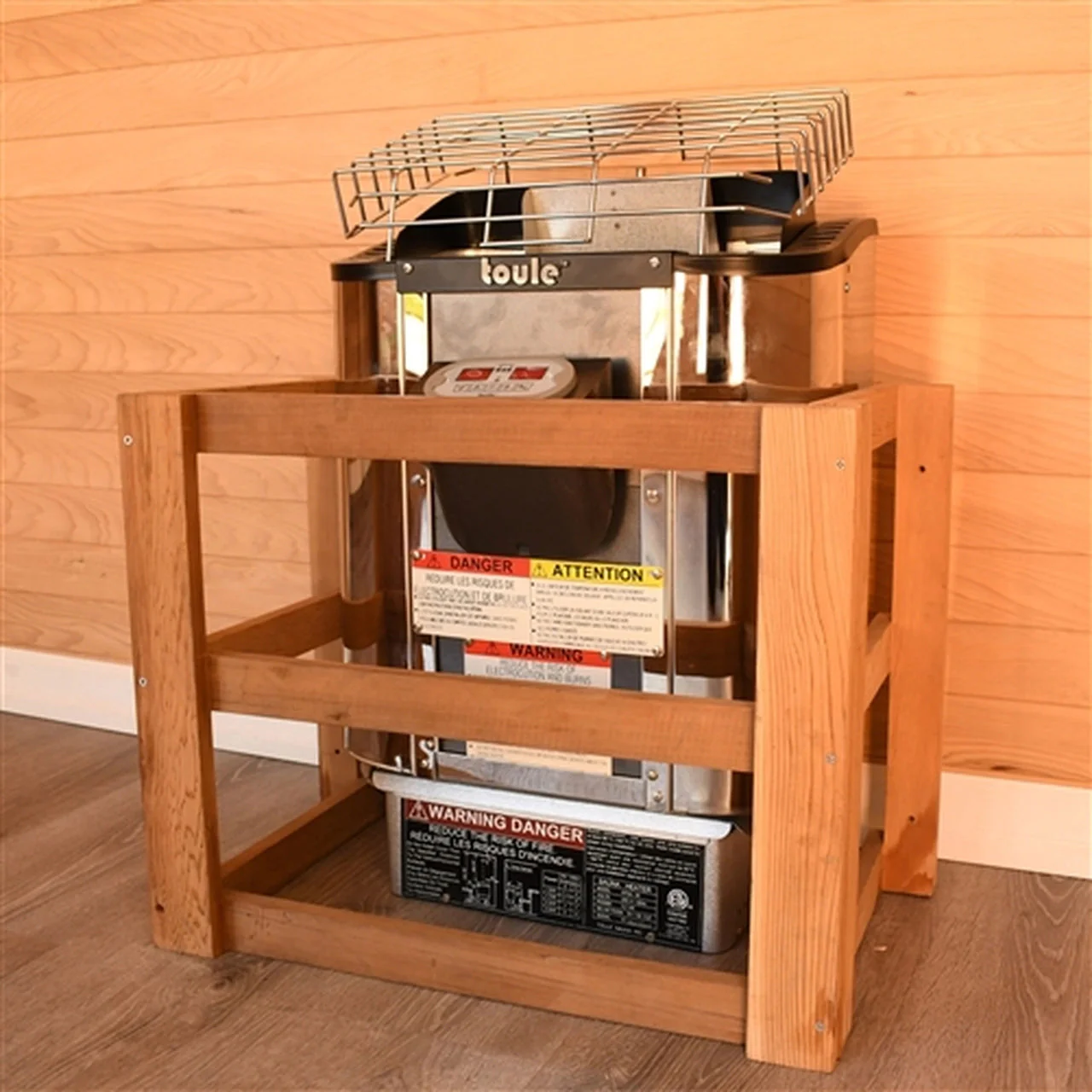 Aleko TOULE ETL Certified Wet Dry Sauna Heater Stove - Digital Controller - 3KW - Image 7