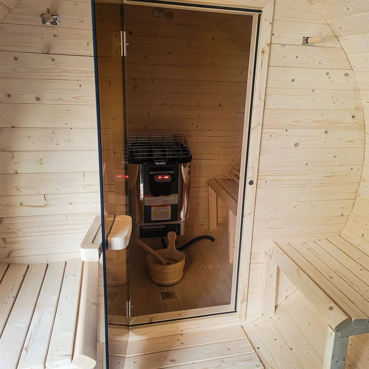 Aleko TOULE ETL Certified Wet Dry Sauna Heater Stove - Digital Controller - 3KW - Image 8
