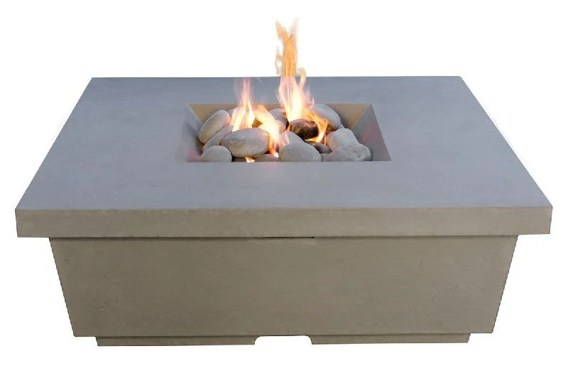 American Fyre Designs 15 1/2 Inch Contempo Square Firetable