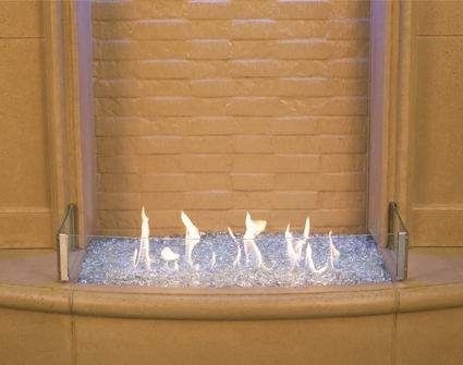 American Fyre Designs 8205-WG Small Firefall Glass Wind Guard
