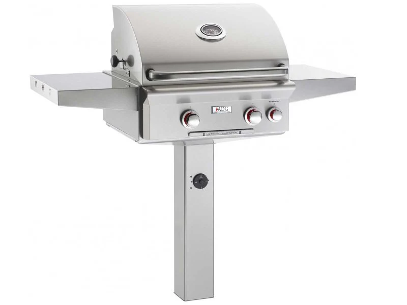 American Outdoor Grill by Fire Magic 24-Inch T Series Patio-Post Grill With Rotisserie Backburner