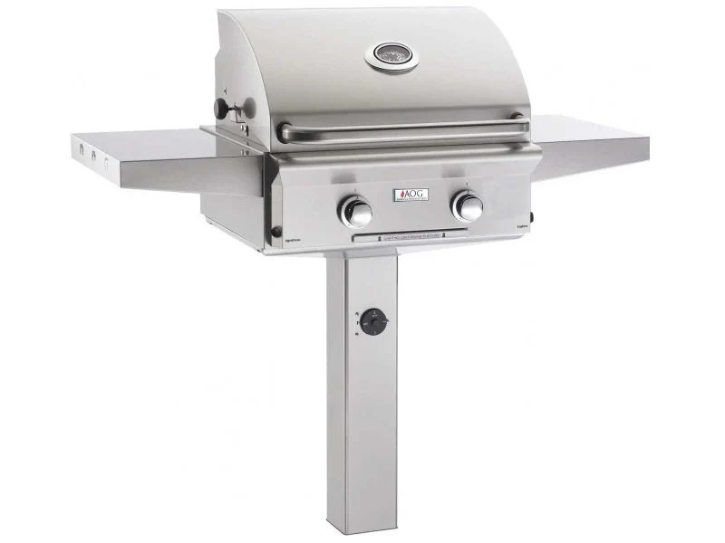 American Outdoor Grill L-Series 24-Inch 2-Burner Patio-Post Grill