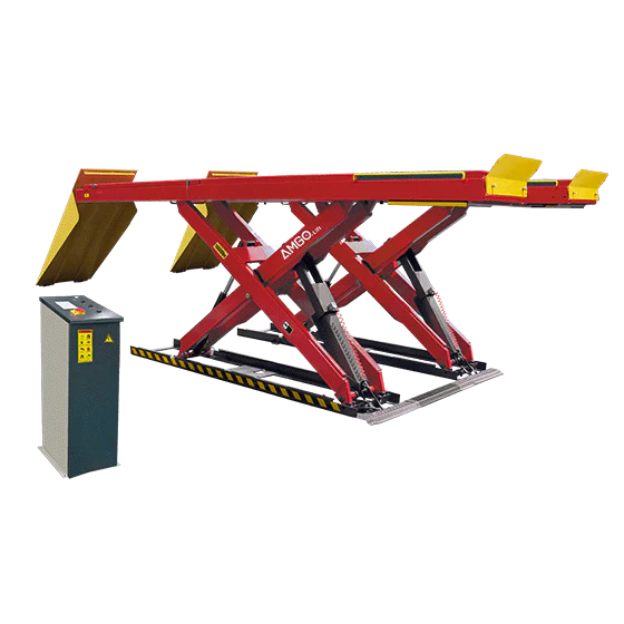 AMGO AX-16A 16,000lb Large Scissors Lift Full-Rise Alignment Platform - Image 2