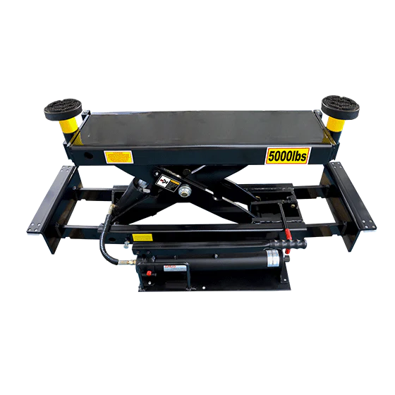 AMGO J5H Rolling Jack 5,000 lb Capacity Hand-Pump Sliding Adapter