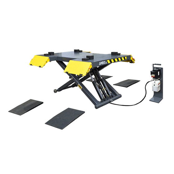 AMGO Mid-Rise MRP06 6,000 lb Vehicle Platform Lift with Ramps