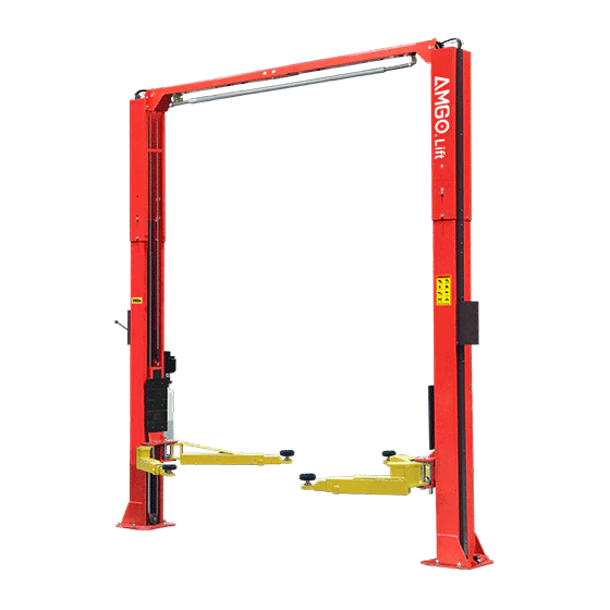 AMGO OH-9 Two-Post Hydraulic Vehicle Lift 9,000 lb Capacity Heavy-Duty