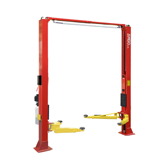 AMGO OHX-10 10,000 lb Two-Post Garage Lift Asymmetric Arms