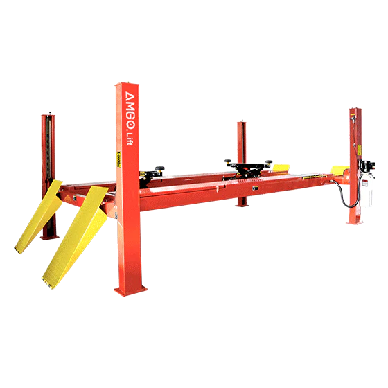 AMGO PRO-14A 14,000 lb Four-Post Alignment Lift with Slip Plates