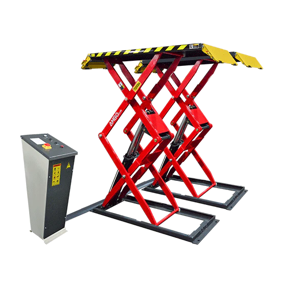 AMGO XL-7 7,000lb Full-Rise Low-Profile Scissor Lift with Dual Locks