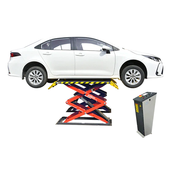 AMGO XL-7 7,000lb Full-Rise Low-Profile Scissor Lift with Dual Locks - Image 2