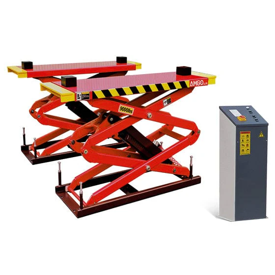 AMGO XL-9F 9,000 lb Flush Mount Full-Rise Scissor Lift