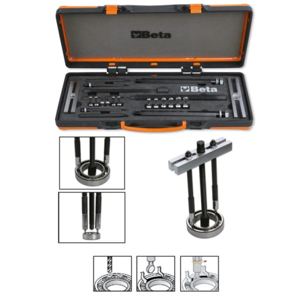 Beta Tools 1547/C6 Dummy Ball Bearing Extractor Set in Case