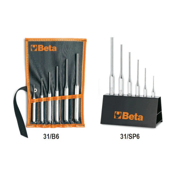 Beta Tools 31/SP6 Pin Punch Set with Stand and Pouch